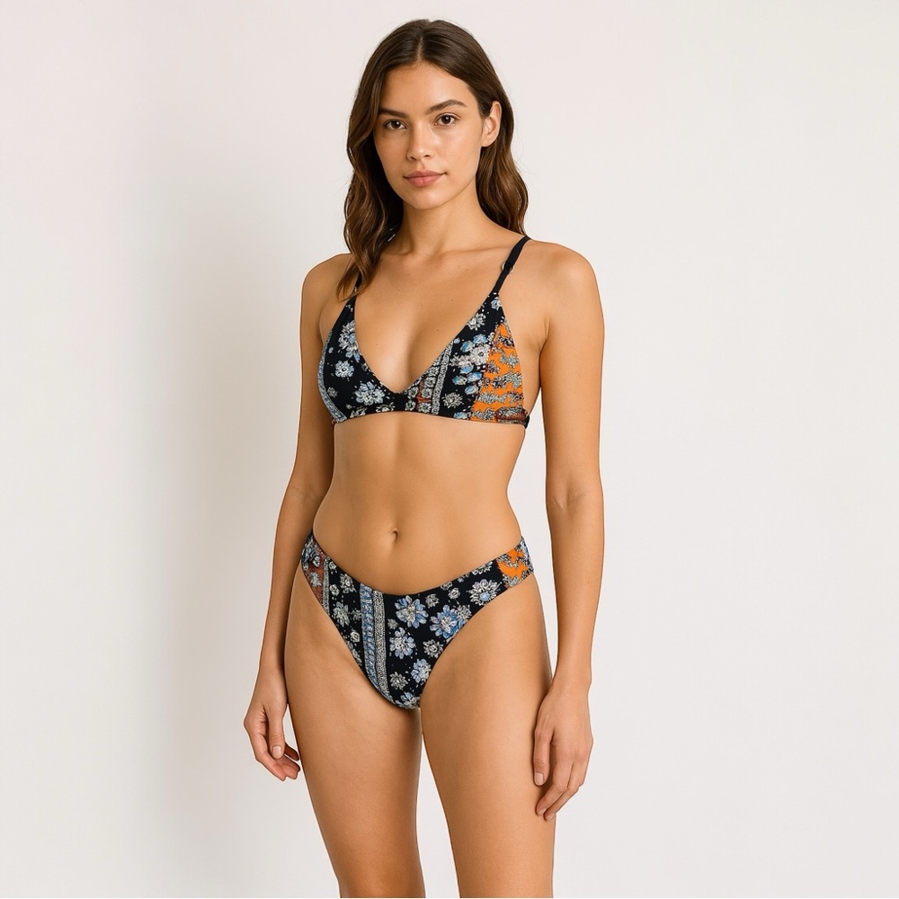 Reversible print bikini